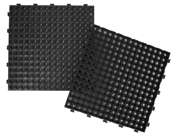 Multy home Gumi csempe EXTREME DRAINAGE 45 x 45 cm, fekete