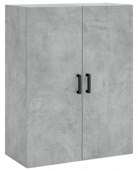 Magas Szekrény - Beton Szürke - 69,5x34x180 cm