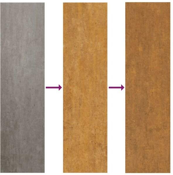 VidaXL Corten Acél Magaságyás - 280x40x80 cm