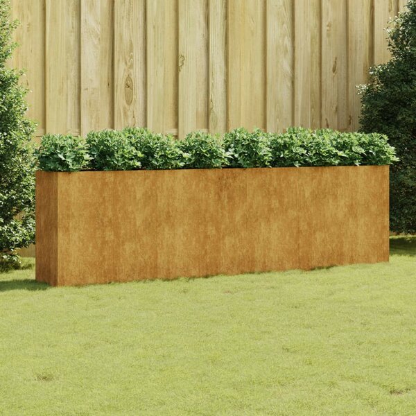 VidaXL Corten Acél Magaságyás - 280x40x80 cm