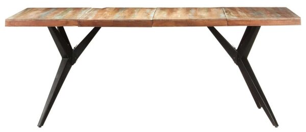 VidaXL tömör újrahasznosított fa étkezőasztal 200 x 90 x 76 cm