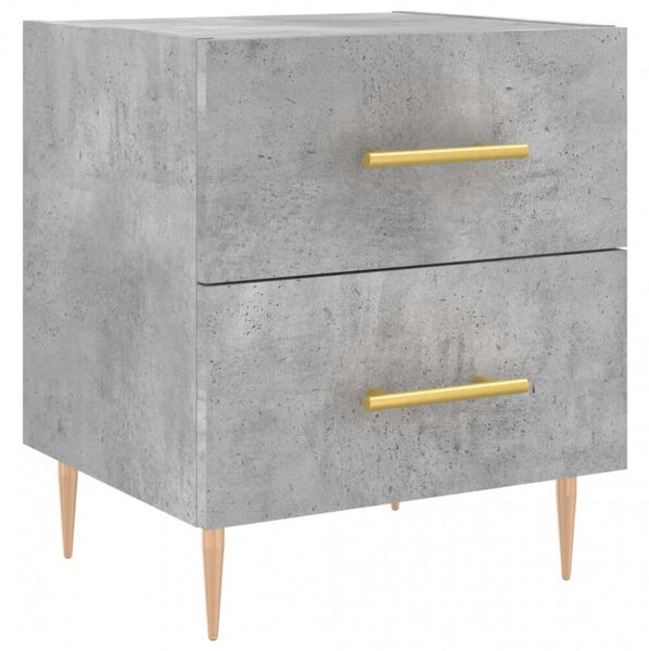 VidaXL Éjjeliszekrény Szett - 2 db, Betonszürke, 40x35x47,5cm