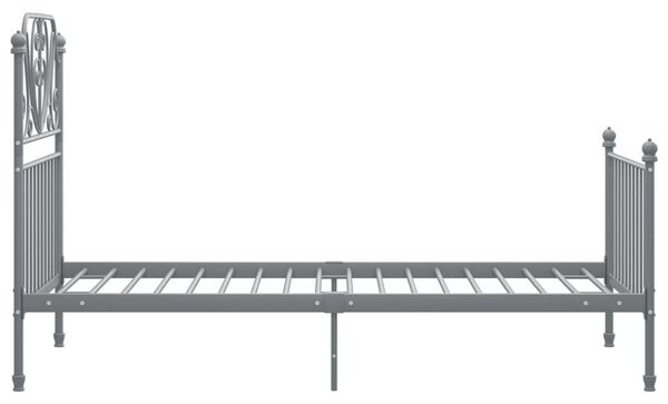 VidaXL Fém Ágykeret - Elegáns Dizájn - 90x200 cm