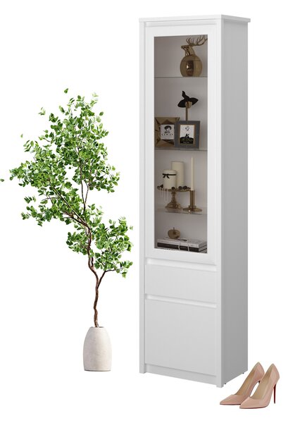 Vitrin Ethan 1D1W1S (fehér)
