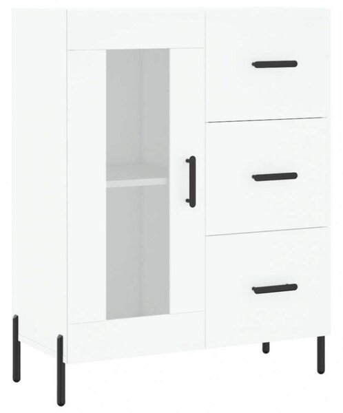 VidaXL Fehér Fa Magasszekrény - 180 cm