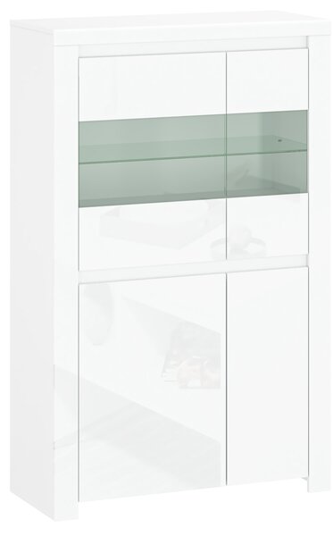 Vitrin Leona 2D2W (fényes fehér)