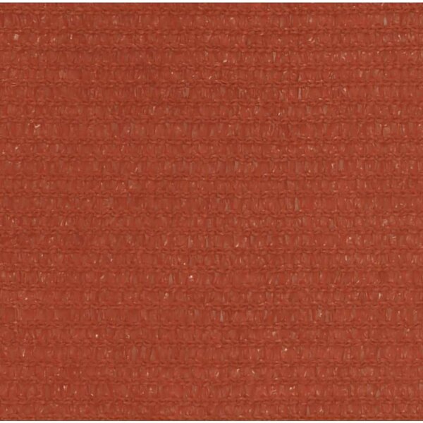 VidaXL Napvitorla - HDPE - 4x5m, Terrakotta