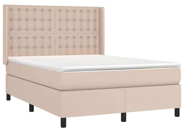 VidaXL LED-es Ágy Matraccal - 140x190 cm
