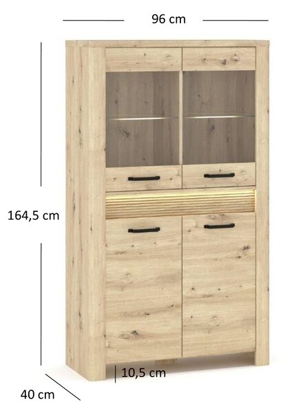 Vitrin Mindi (artisan tölgy)