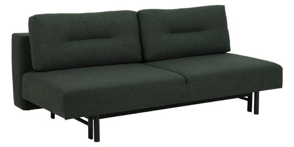 Kanapéágy Norsica 436, Kárpit, 83x200x105cm, Sötétzöld