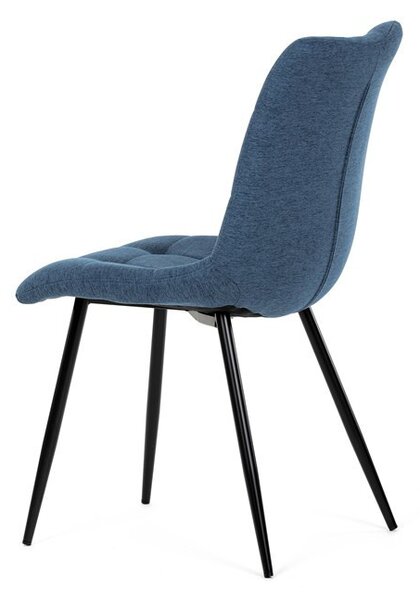 Sötétkék szövet étkezőszék, DCL-193 BLUE2