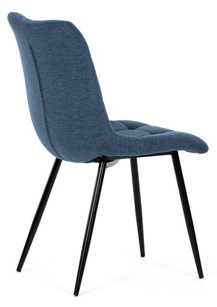 Sötétkék szövet étkezőszék, DCL-193 BLUE2