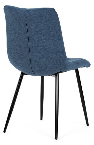 Sötétkék szövet étkezőszék, DCL-193 BLUE2