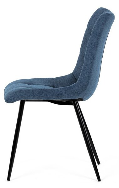 Sötétkék szövet étkezőszék, DCL-193 BLUE2