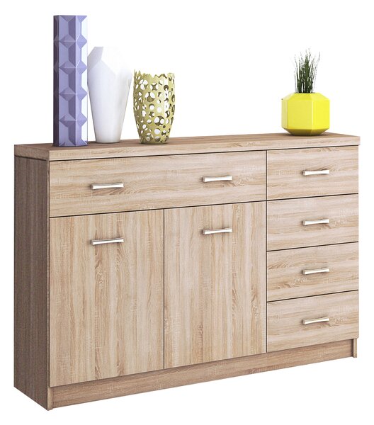 Komód Tianna (sonoma tölgy). Akció -27%