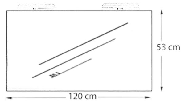 Porto Prime - Fürdőszoba Bútor - 120 cm