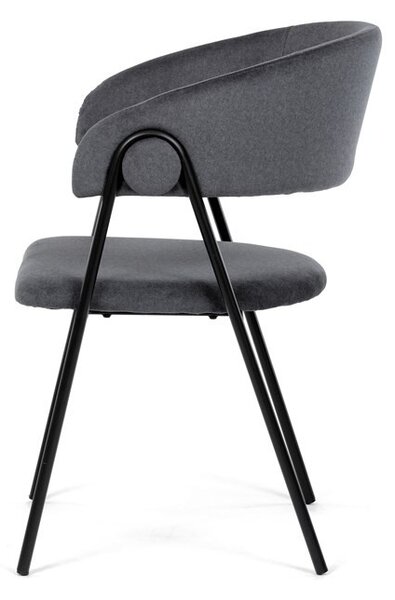 Szürke Bársony Étkezőszék. DCL-X7130 GREY2