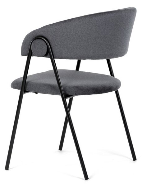 Szürke Bársony Étkezőszék. DCL-X7130 GREY2