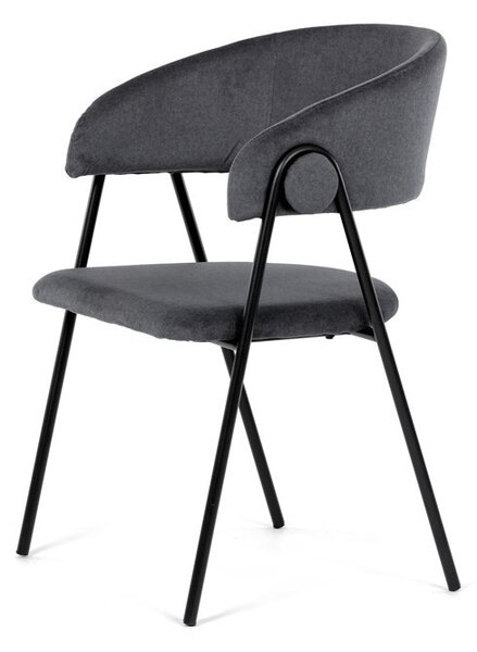 Szürke Bársony Étkezőszék. DCL-X7130 GREY2