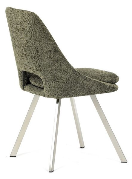 Zöld Bouclé Étkezőszék. DCL-W1174 GRN2