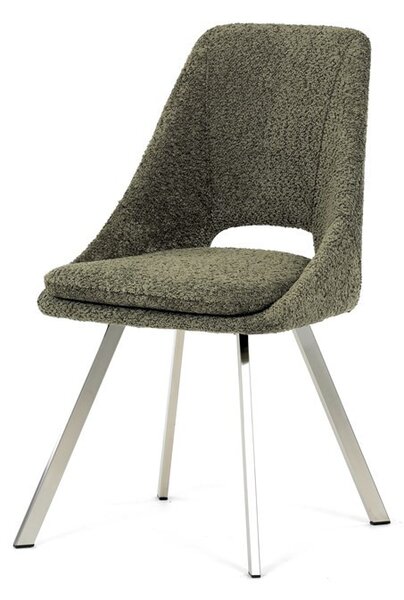 Zöld Bouclé Étkezőszék. DCL-W1174 GRN2