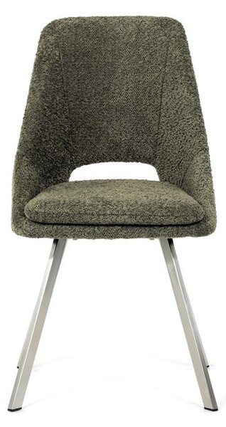 Zöld Bouclé Étkezőszék. DCL-W1174 GRN2