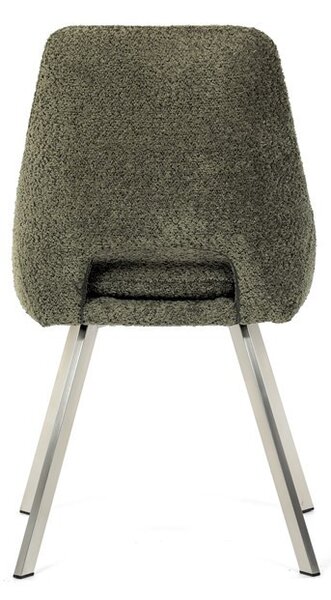 Zöld Bouclé Étkezőszék. DCL-W1174 GRN2