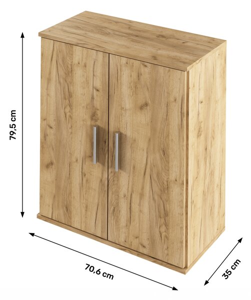 Komód typ 1 Ressan (artisan tölgy)