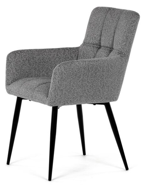 Szürke Szövet Étkezőszék, Ezüst Árnyalattal. DCH-P3146 SIL2