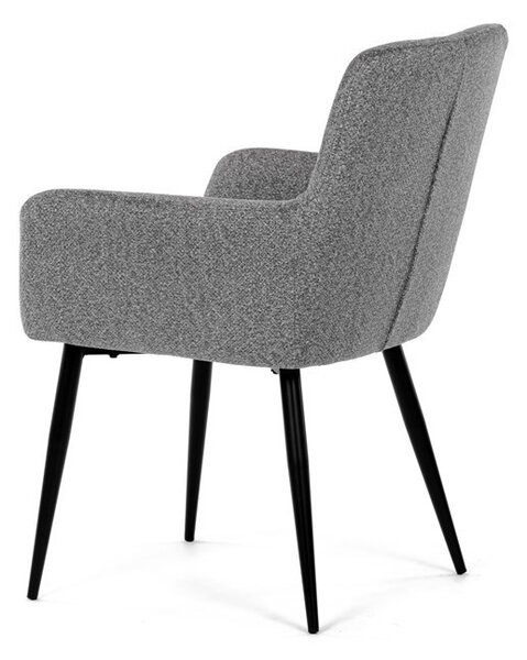 Szürke Szövet Étkezőszék, Ezüst Árnyalattal. DCH-P3146 SIL2