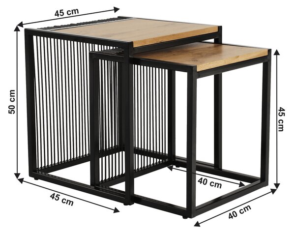 Dohányzóasztal szett 2 db. Rumba. 1016756