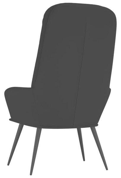 VidaXL fekete bársony pihenőfotel