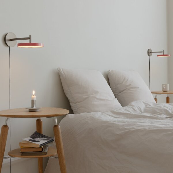 Fali Lámpa UMAGE, Asteria Short, dimmable, Narancs, Nappali, Fém, Dizájn