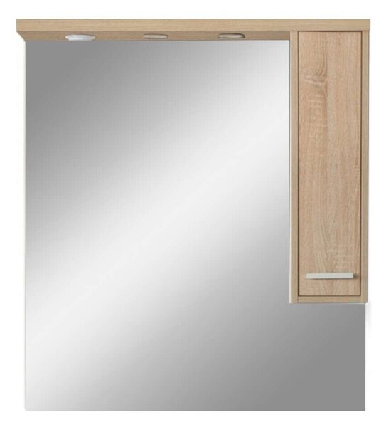 Nerva Fürdőszobabútor - Tükrös Szekrény - 85 cm