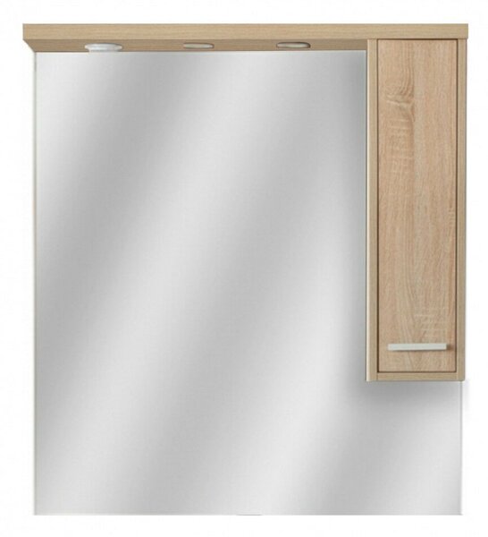 Nerva Fürdőszobabútor - Tükrös Szekrény - 85 cm