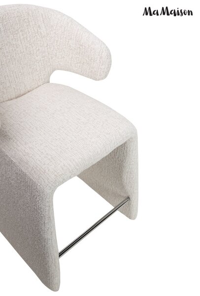 MaMaison EDRA Bárszék Szenilszövet Világos Bézs Ergonomikus Támlával