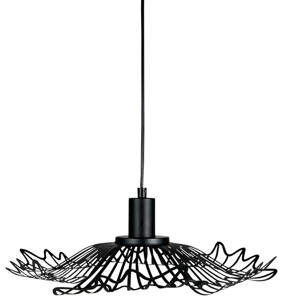 Függőlámpa Dyberg Larsen, Flora, dimmable, Fekete, Nappali, Fém, Dizájn
