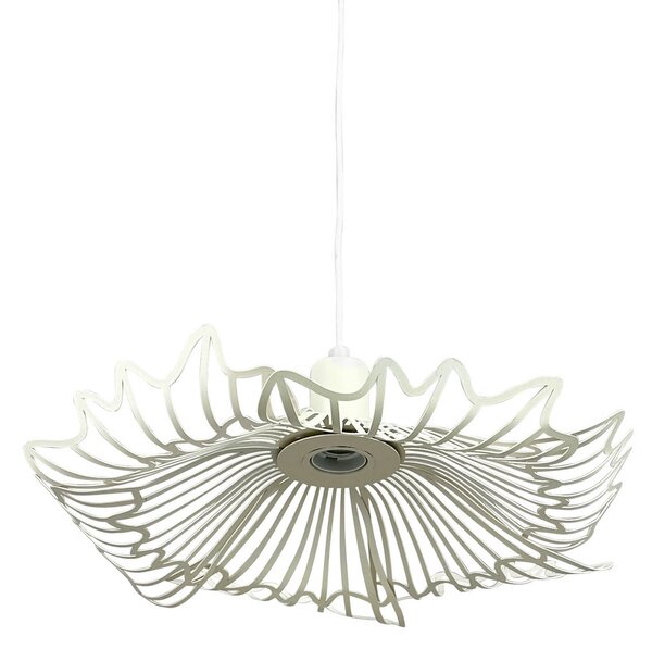 Függőlámpa Dyberg Larsen, Flora, dimmable, Fehér, Nappali, Fém, Dizájn