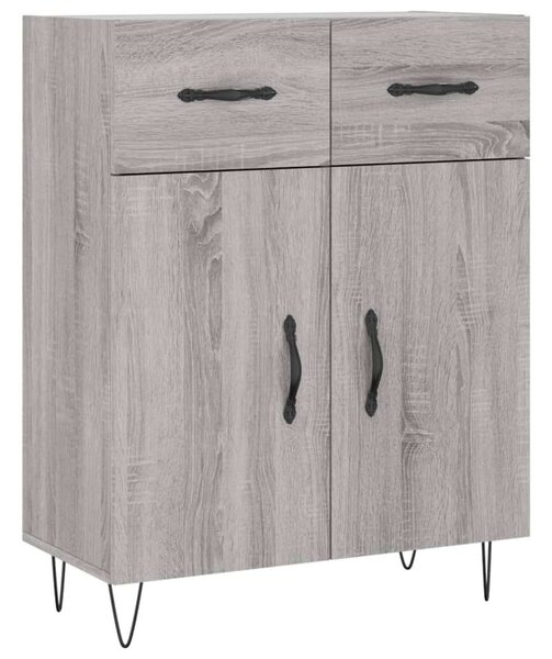 VidaXL szürke sonoma szerelt fa magasszekrény 69,5 x 34 x 180 cm