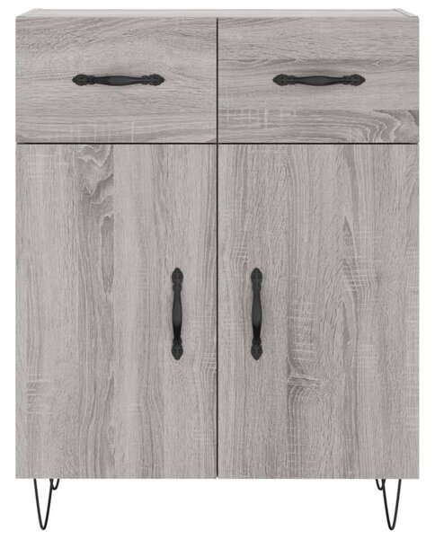 VidaXL szürke sonoma szerelt fa magasszekrény 69,5 x 34 x 180 cm