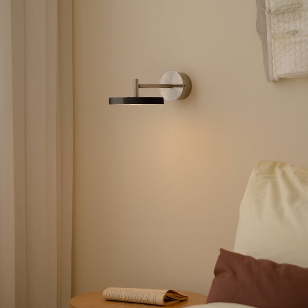 Spotlámpa UMAGE, Asteria Short, dimmable, Fekete, Nappali, Fém, Dizájn