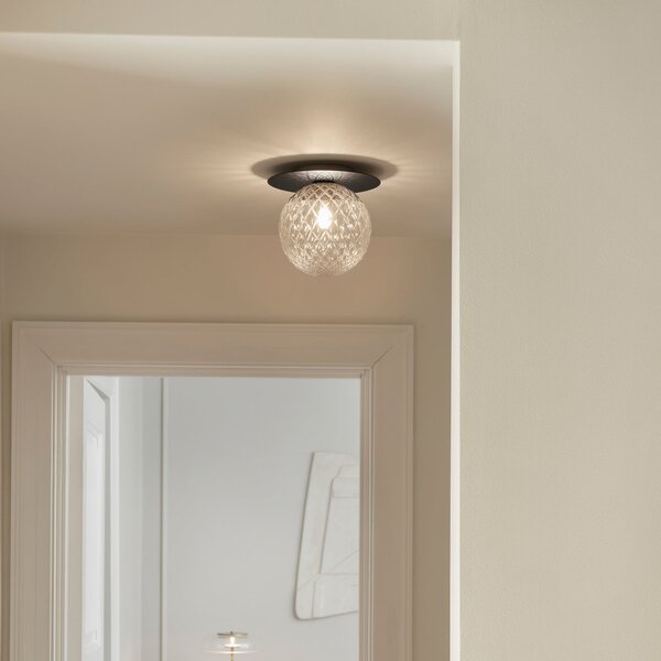 Fali Lámpa Nuura Aps, Liila 1, dimmable, Fekete, Fürdőszoba, Üveg, Skandináv