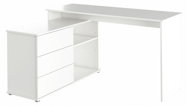 Számítógépasztal Toredol (fehér)