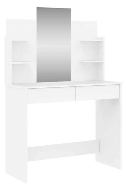VidaXL Fésülködőasztal - Fehér - 96x39x142 cm