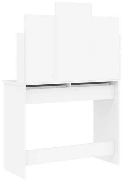 VidaXL Fésülködőasztal - Fehér - 96x39x142 cm