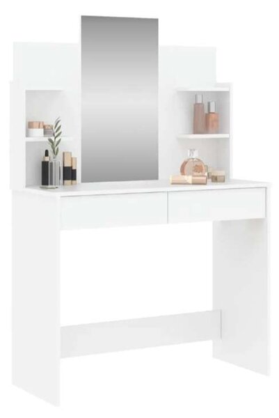 VidaXL Fésülködőasztal - Fehér - 96x39x142 cm