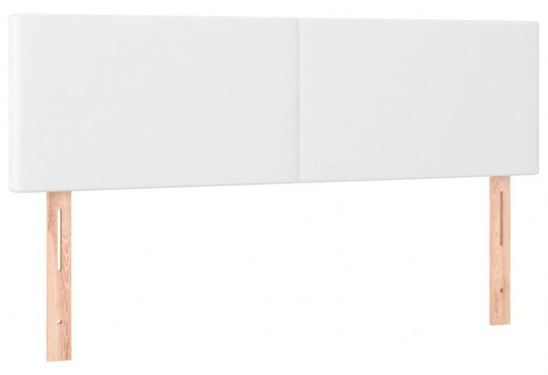 VidaXL Fehér Műbőr Ágy - 140x190 cm