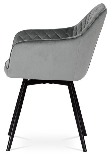 Szürke Bársony Étkezőszék. DCH-425 GREY4