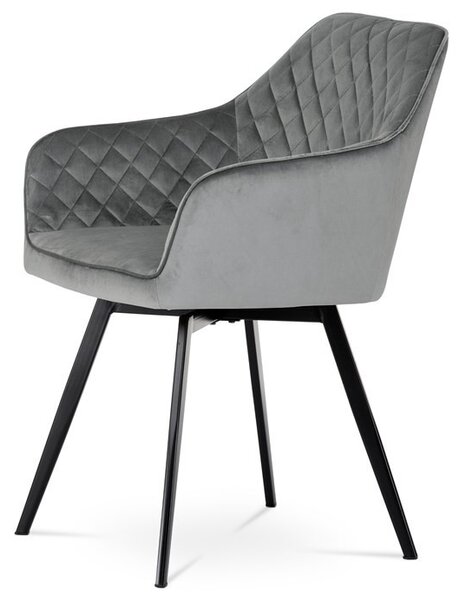 Szürke Bársony Étkezőszék. DCH-425 GREY4
