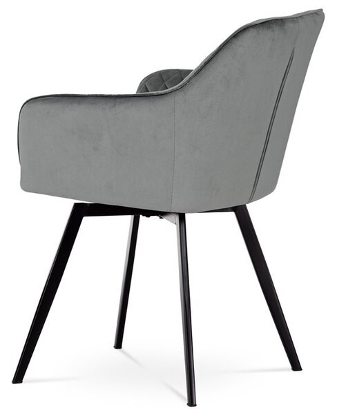 Szürke Bársony Étkezőszék. DCH-425 GREY4